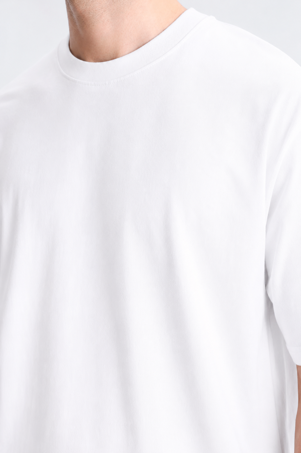 White Drop Shoulder