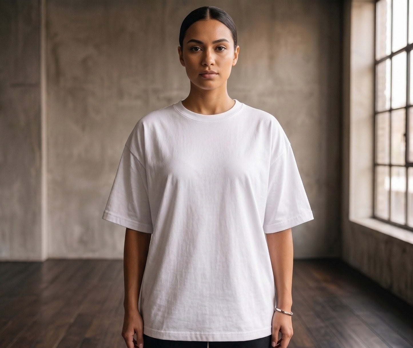 White Drop Shoulder