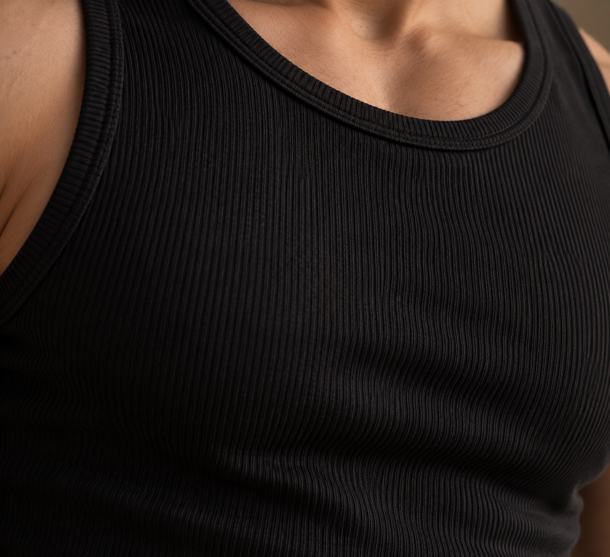 Black Ribbed