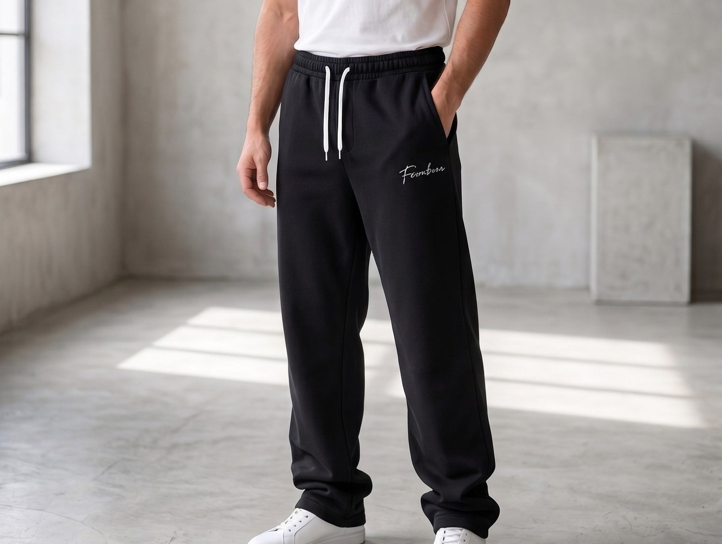 Black sweatpants