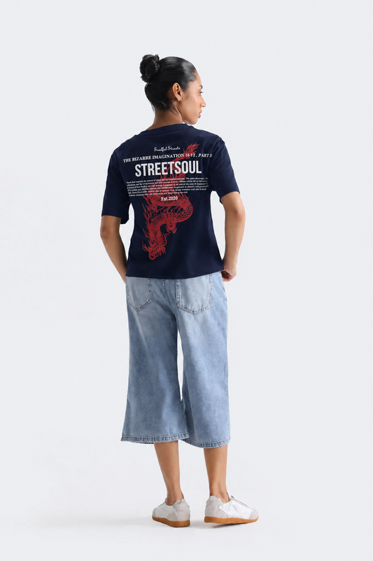 Red Dragon Drop Shoulder