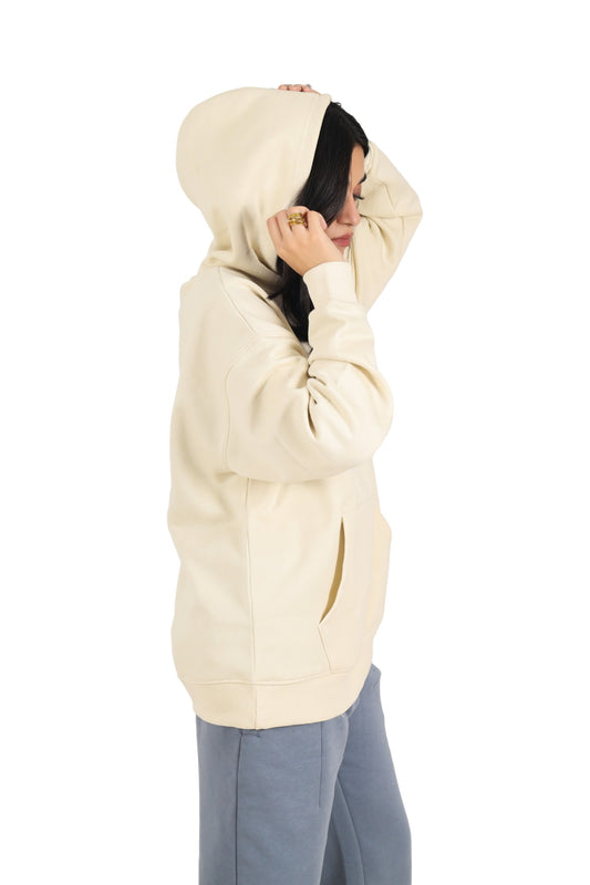 Cream Hoodie