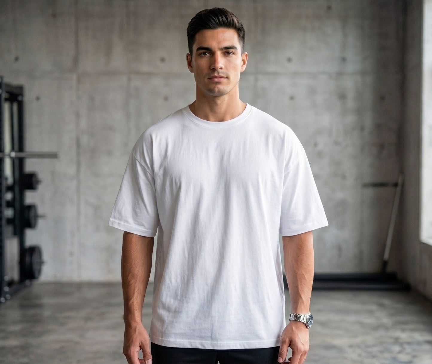 White Drop Shoulder