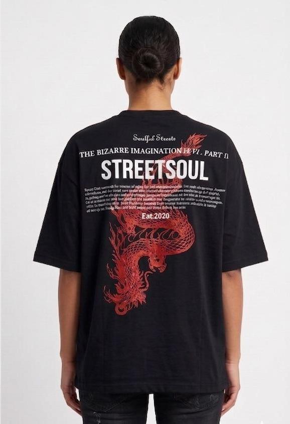 Red Dragon Drop Shoulder