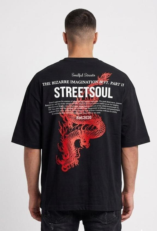 Red Dragon Drop Shoulder