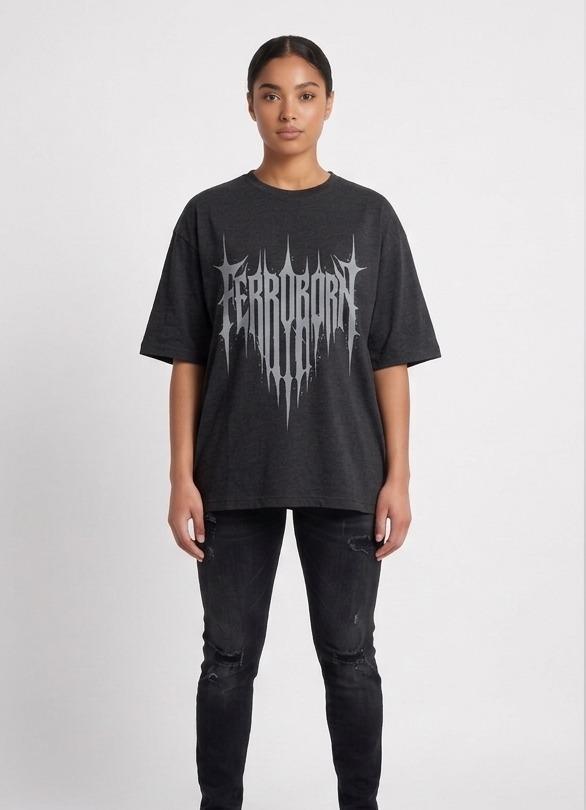 Grey Drop Shoulder